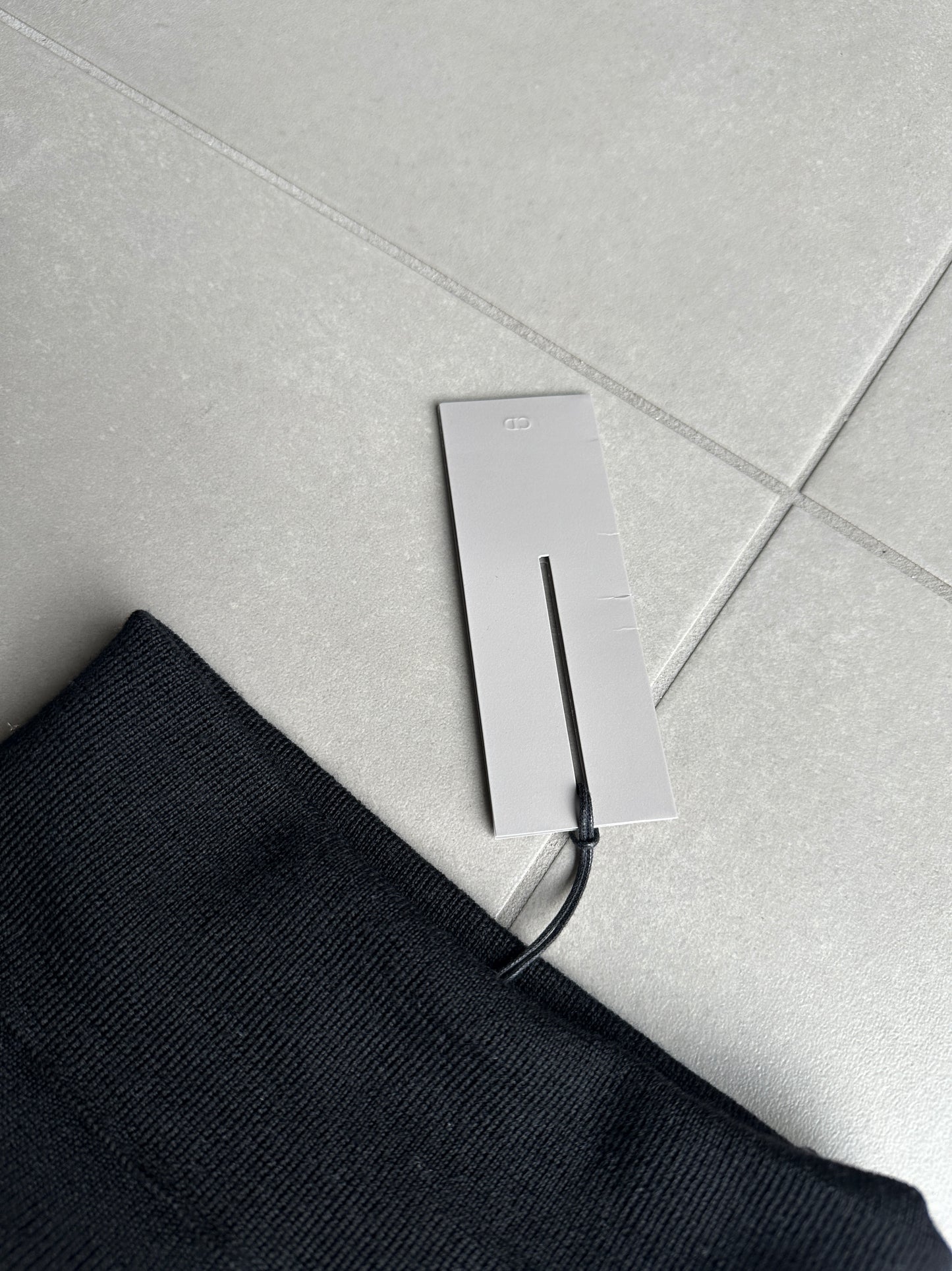 Dior Homme AW04 “VOTC” runway distressed turtleneck sweater