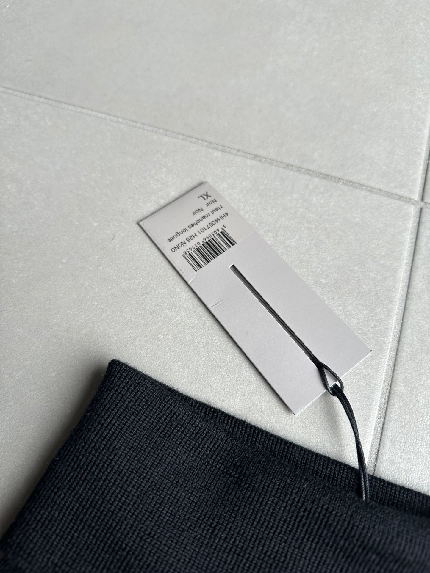 Dior Homme AW04 “VOTC” runway distressed turtleneck sweater