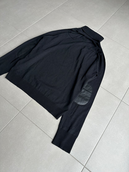 Dior Homme AW04 “VOTC” runway distressed turtleneck sweater