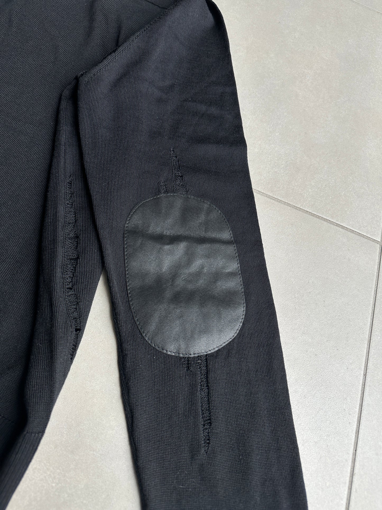 Dior Homme AW04 “VOTC” runway distressed turtleneck sweater