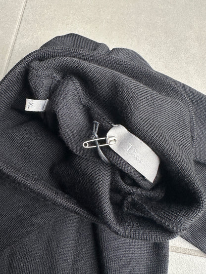 Dior Homme AW04 “VOTC” runway distressed turtleneck sweater