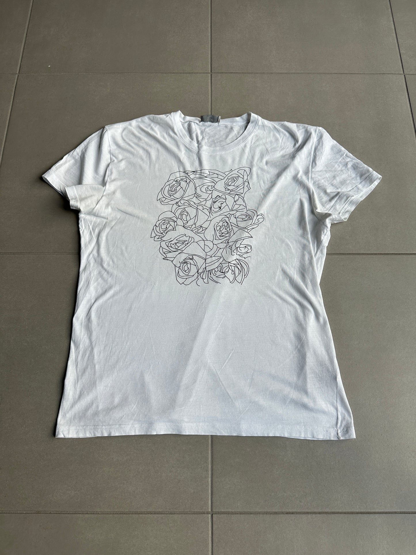 Dior Homme SS07 “We Look Good Together” rose T-shirt