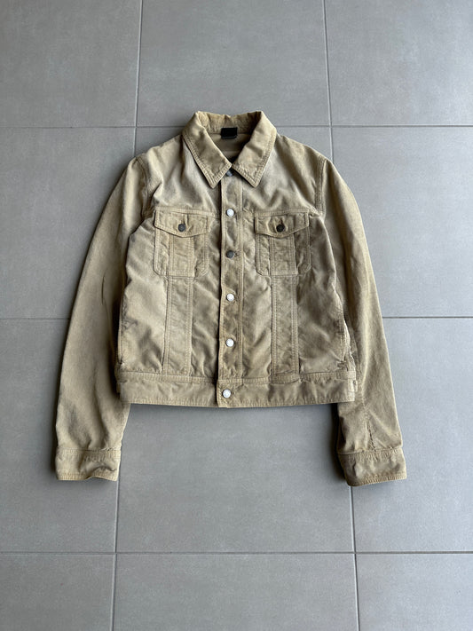 Dior Homme AW04 “Victim of the crime” corduroy trucker jacket