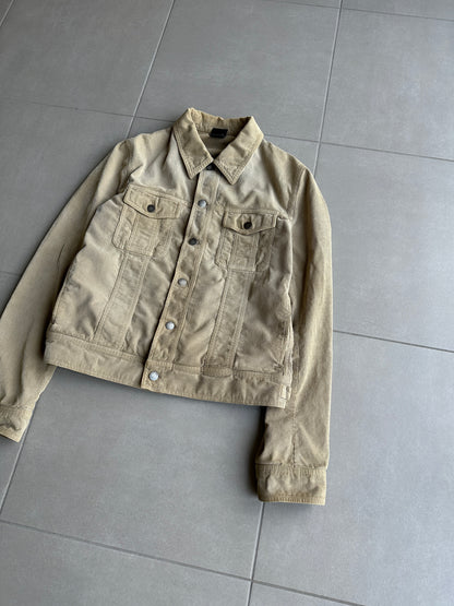 Dior Homme AW04 “Victim of the crime” corduroy trucker jacket