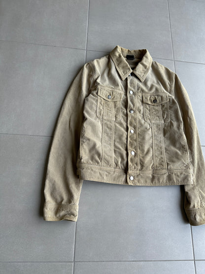 Dior Homme AW04 “Victim of the crime” corduroy trucker jacket