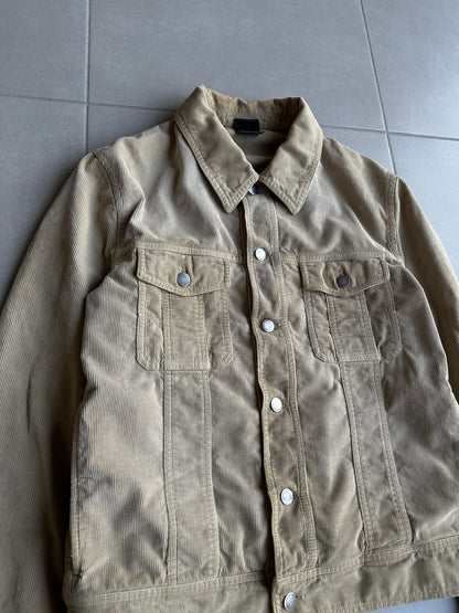 Dior Homme AW04 “Victim of the crime” corduroy trucker jacket