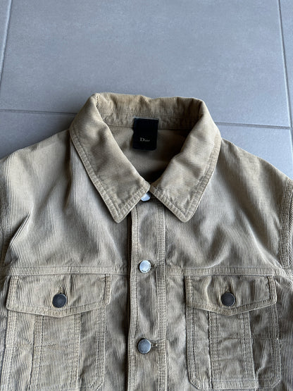 Dior Homme AW04 “Victim of the crime” corduroy trucker jacket