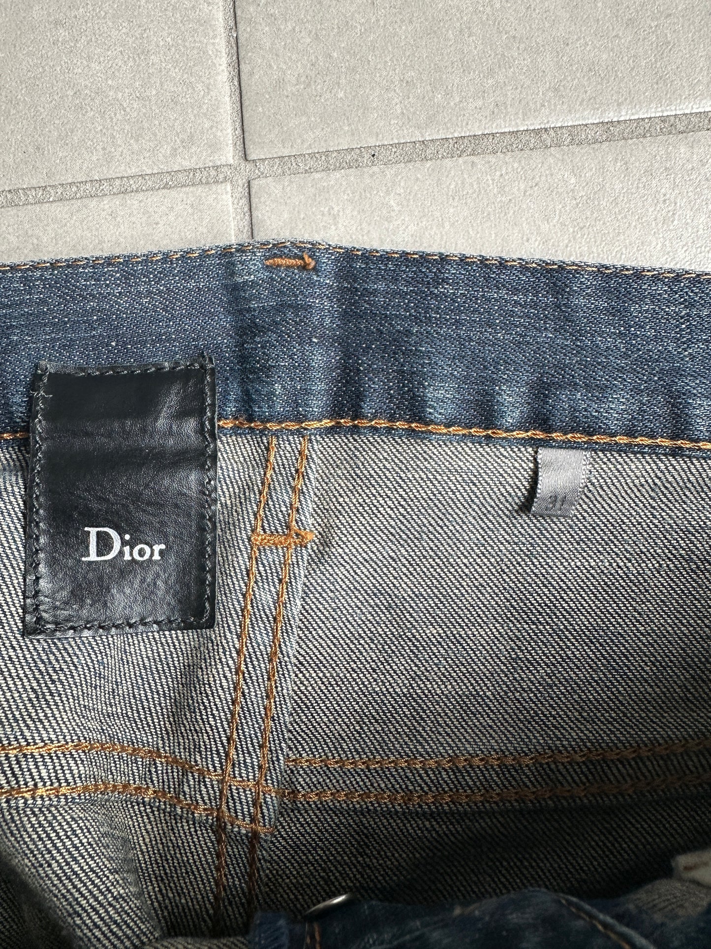 Dior Homme AW07 "Navigate" 17.5cm Jake jeans