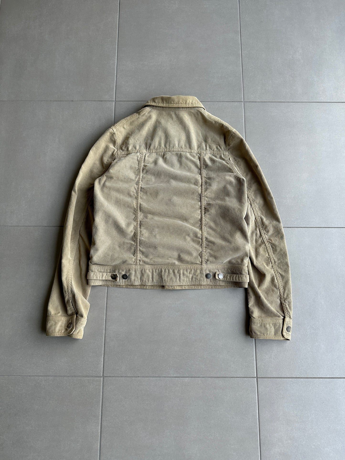 Dior Homme AW04 “Victim of the crime” corduroy trucker jacket