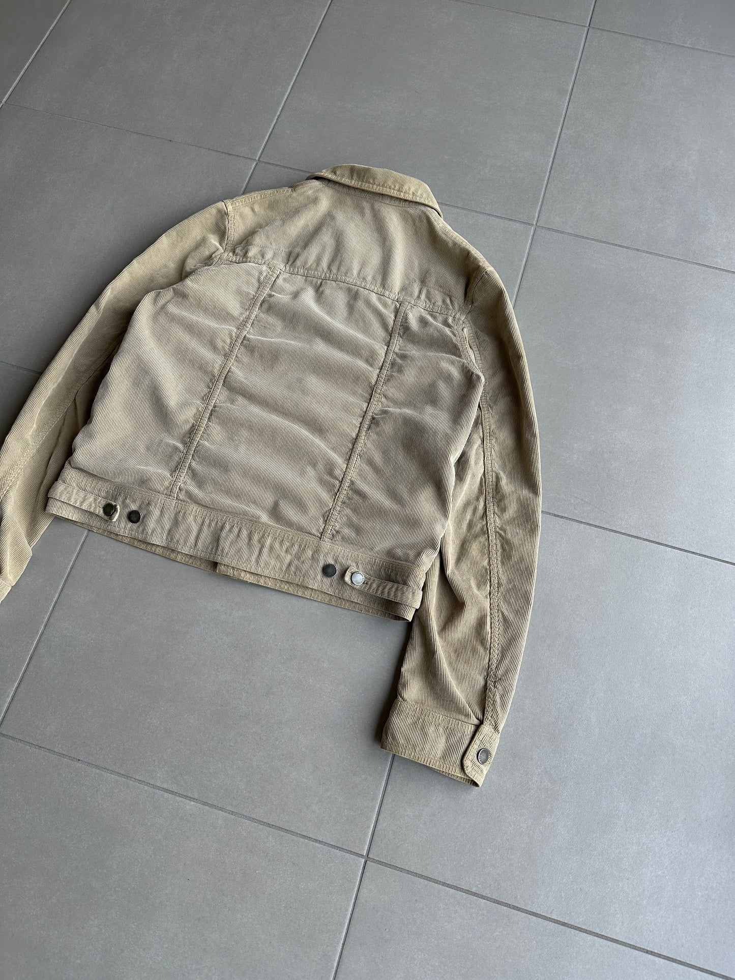 Dior Homme AW04 “Victim of the crime” corduroy trucker jacket
