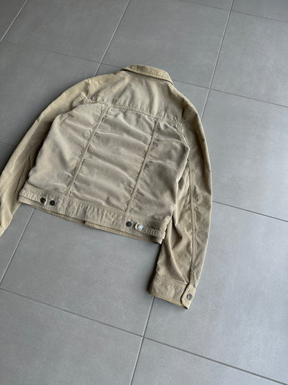 Dior Homme AW04 “Victim of the crime” corduroy trucker jacket