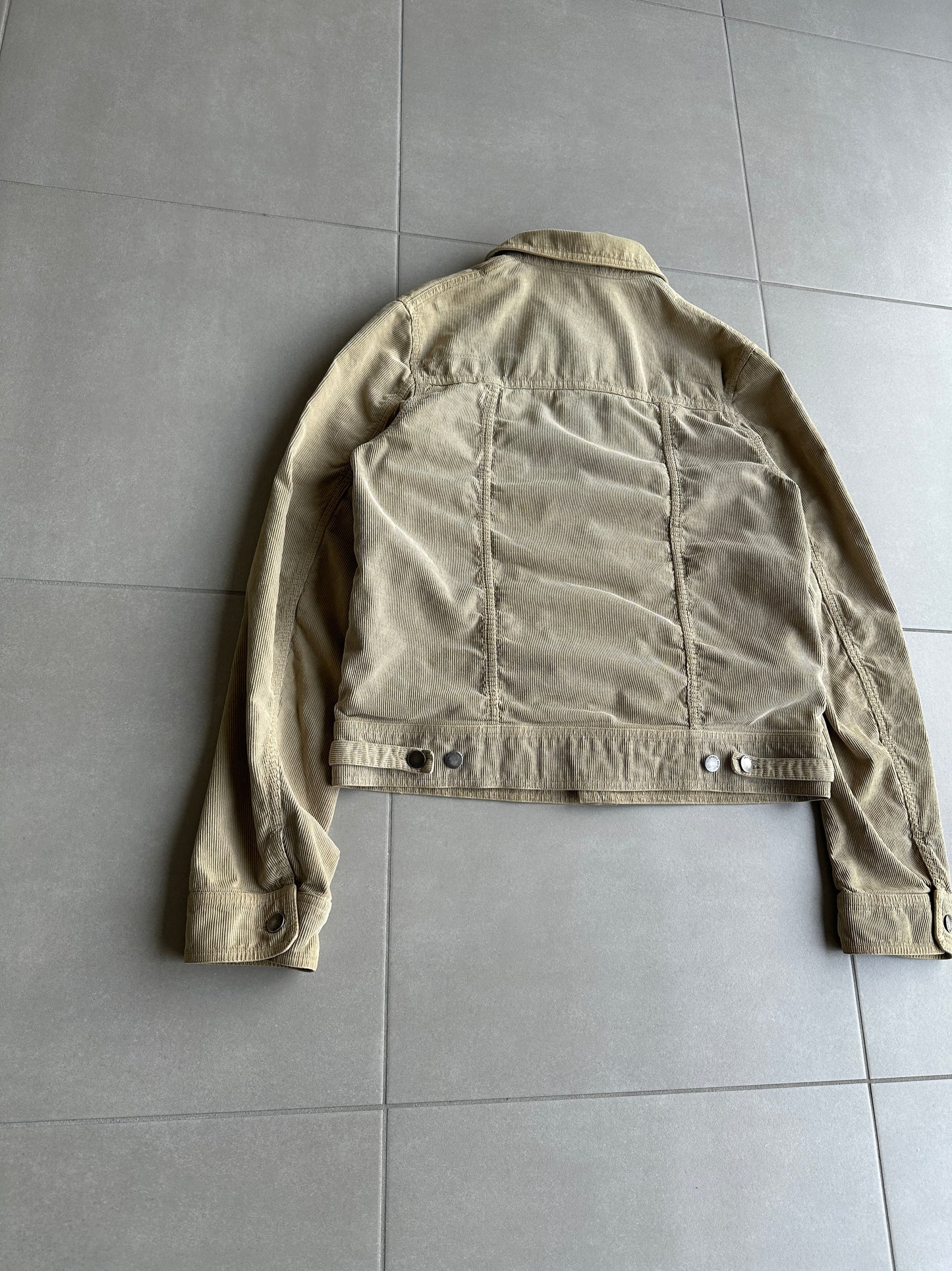 Dior Homme AW04 “Victim of the crime” corduroy trucker jacket
