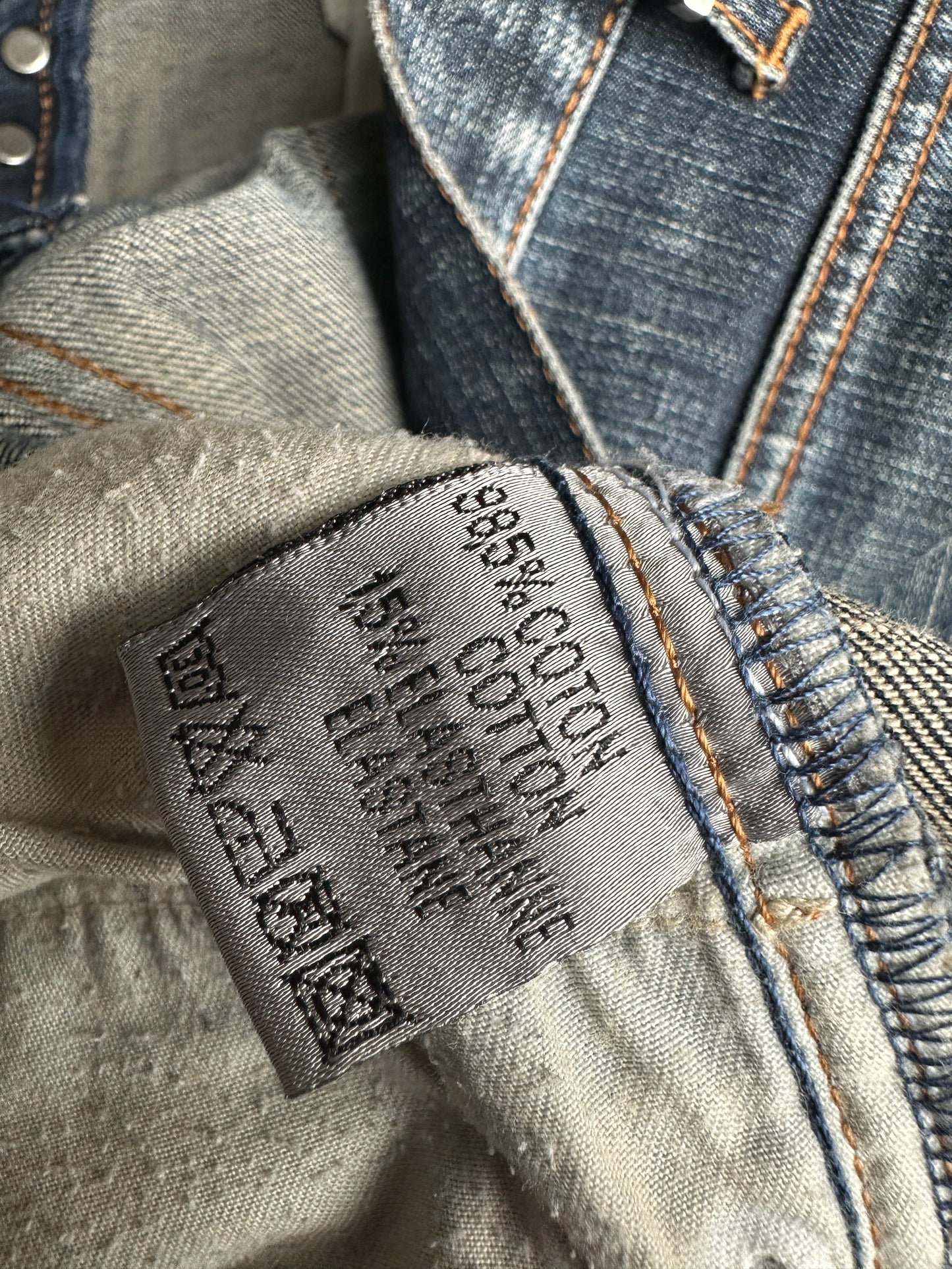 Dior Homme AW07 "Navigate" 17.5cm Jake jeans