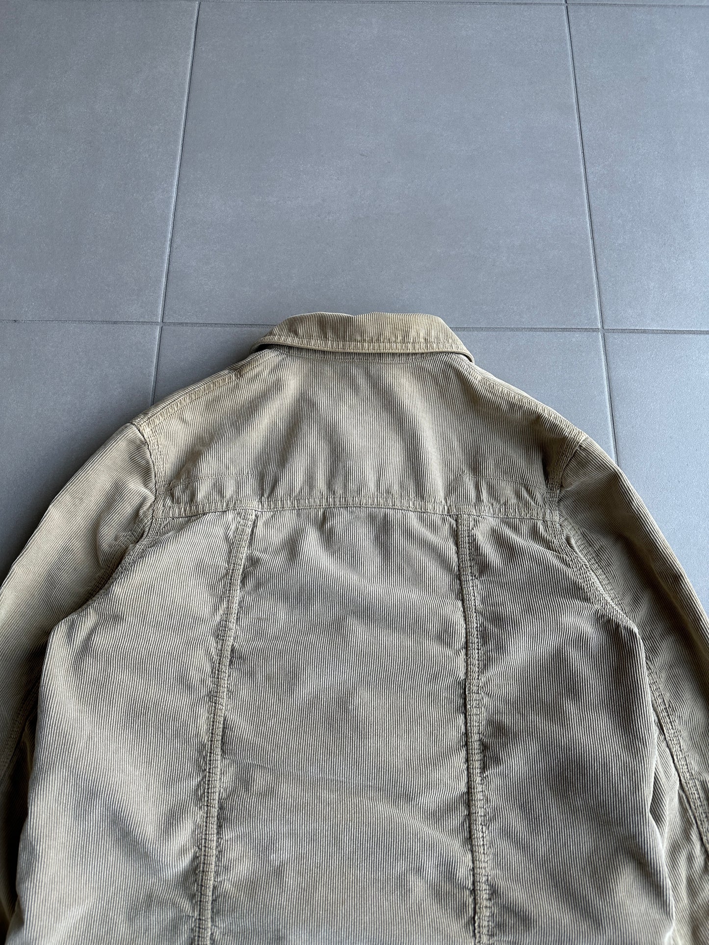 Dior Homme AW04 “Victim of the crime” corduroy trucker jacket