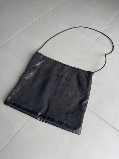 Dior Homme AW03 “Luster” Waxed shoulder bag