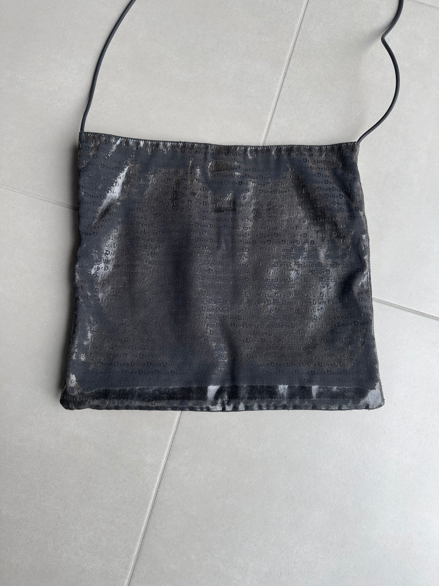 Dior Homme AW03 “Luster” Waxed shoulder bag