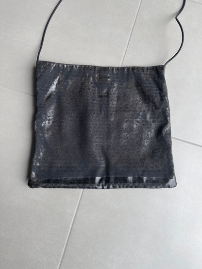 Dior Homme AW03 “Luster” Waxed shoulder bag