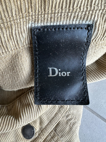 Dior Homme AW04 “Victim of the crime” corduroy trucker jacket