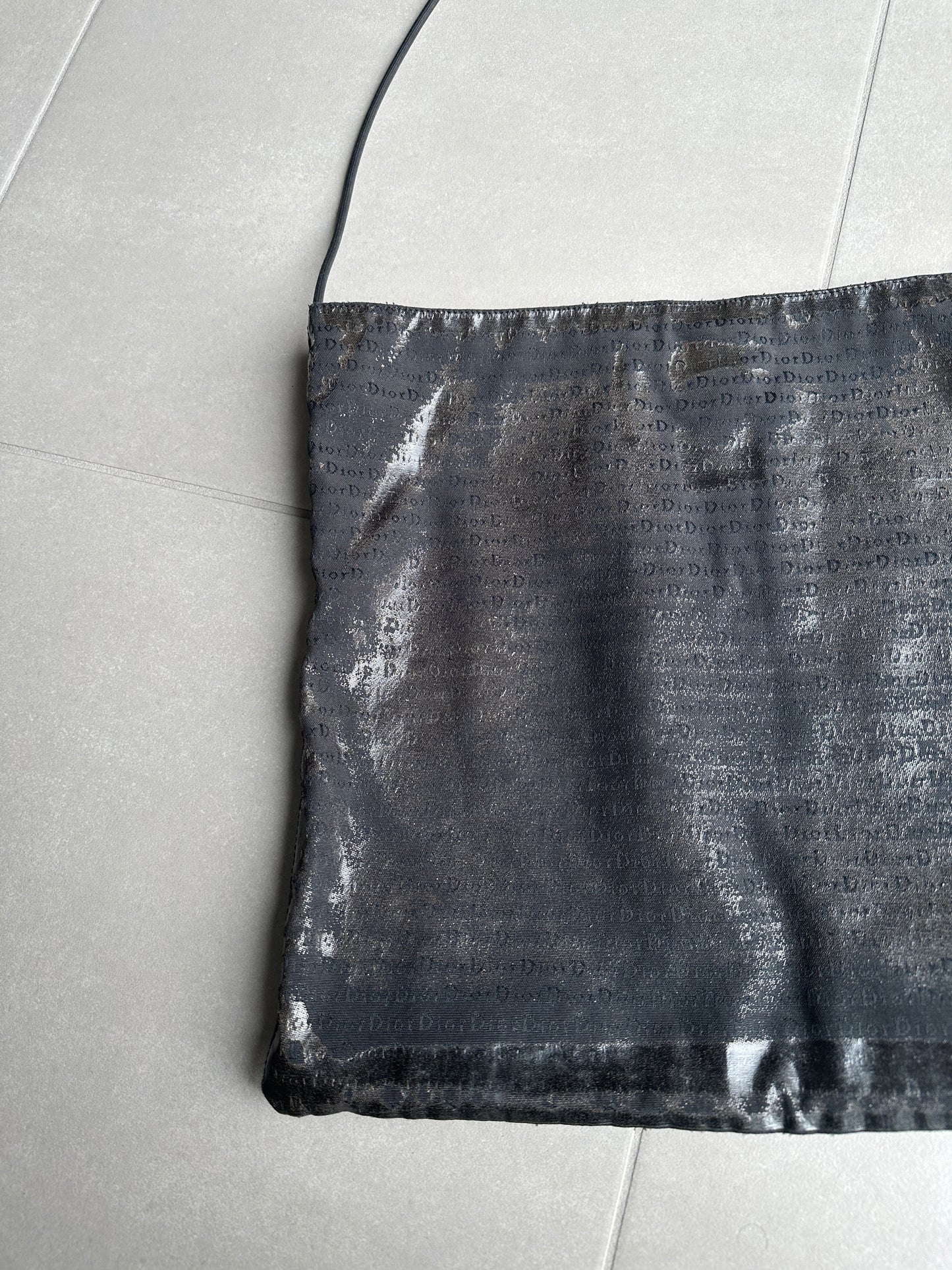 Dior Homme AW03 “Luster” Waxed shoulder bag