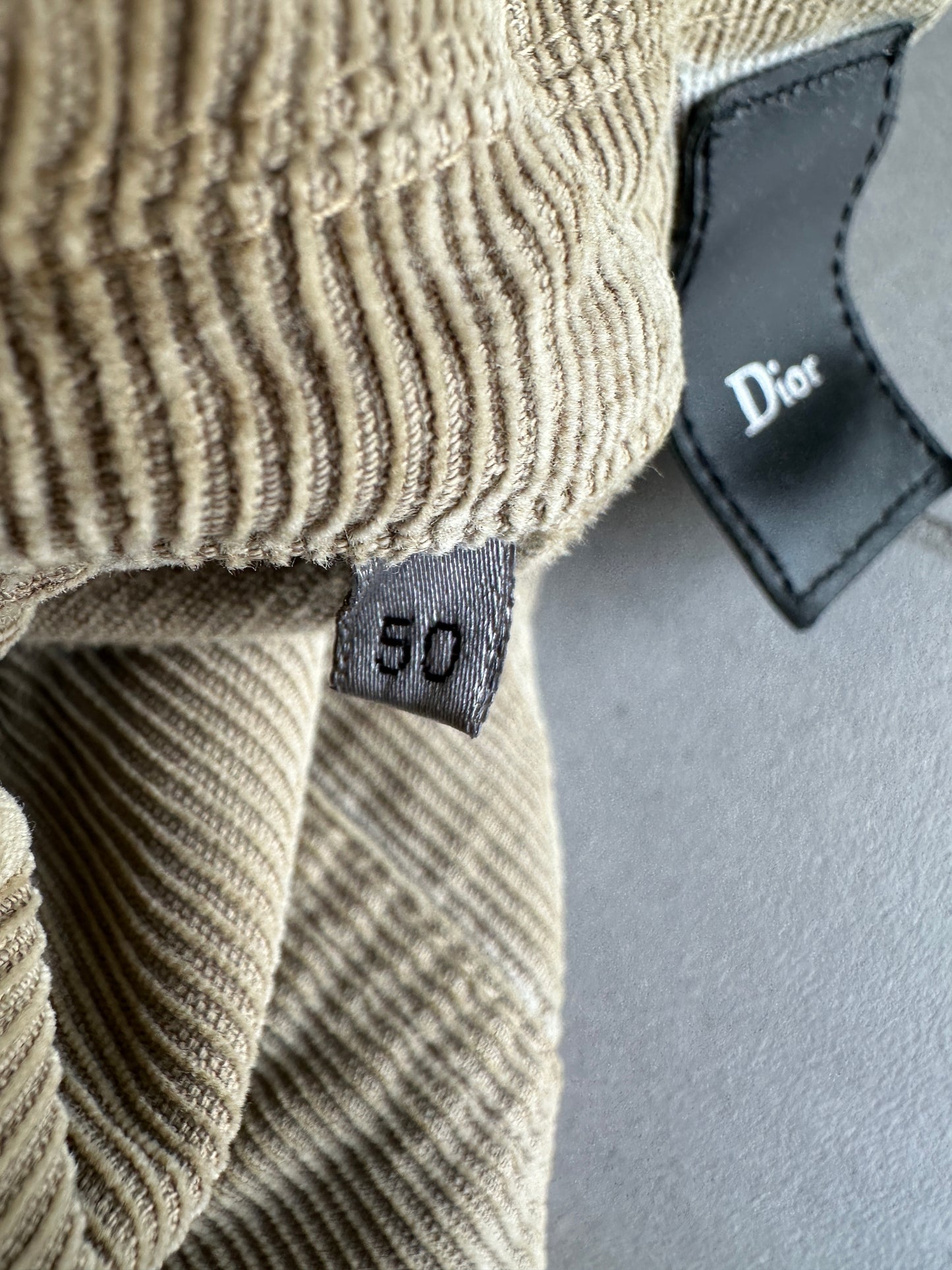Dior Homme AW04 “Victim of the crime” corduroy trucker jacket