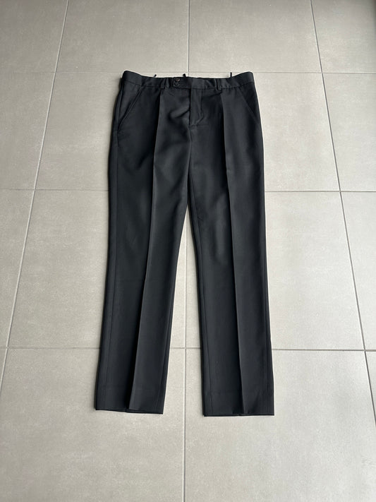 Dior Homme AW04 "VOTC" glossy wool slacks