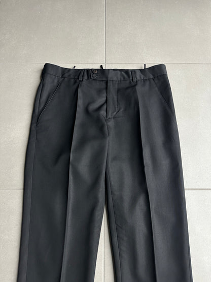 Dior Homme AW04 "VOTC" glossy wool slacks