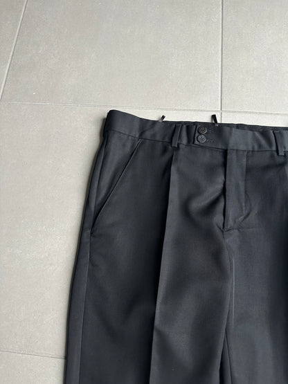 Dior Homme AW04 "VOTC" glossy wool slacks