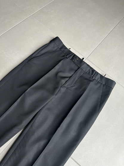 Dior Homme AW04 "VOTC" glossy wool slacks