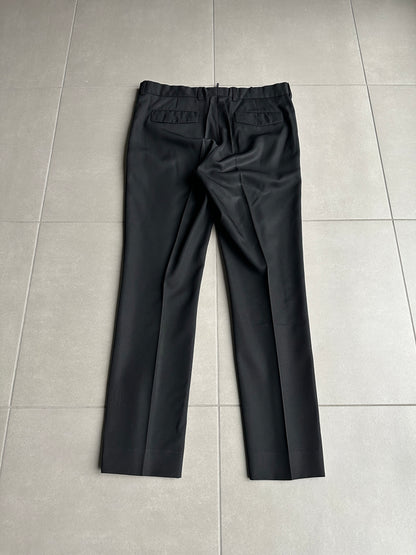 Dior Homme AW04 "VOTC" glossy wool slacks