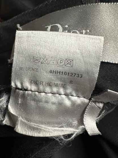 Dior Homme AW04 "VOTC" glossy wool slacks