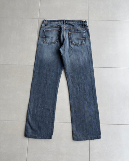 Dior homme AW04 “Victim of the crime” whiskered washed denim