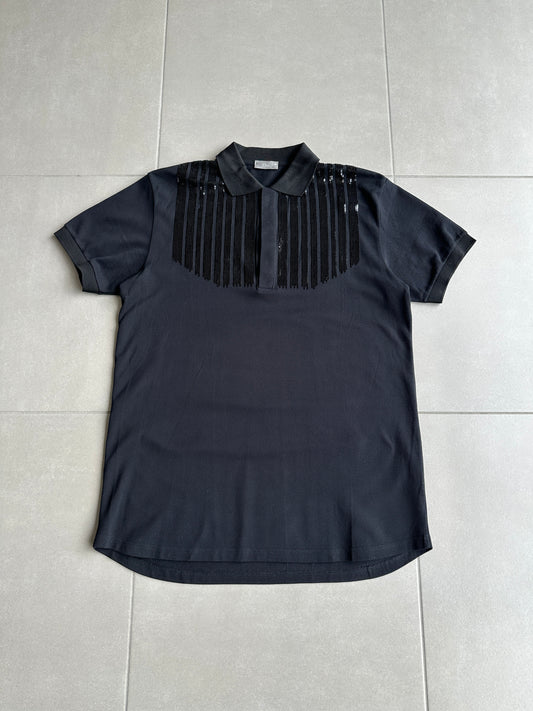 Dior Homme AW06 "These grey days" sequin polo