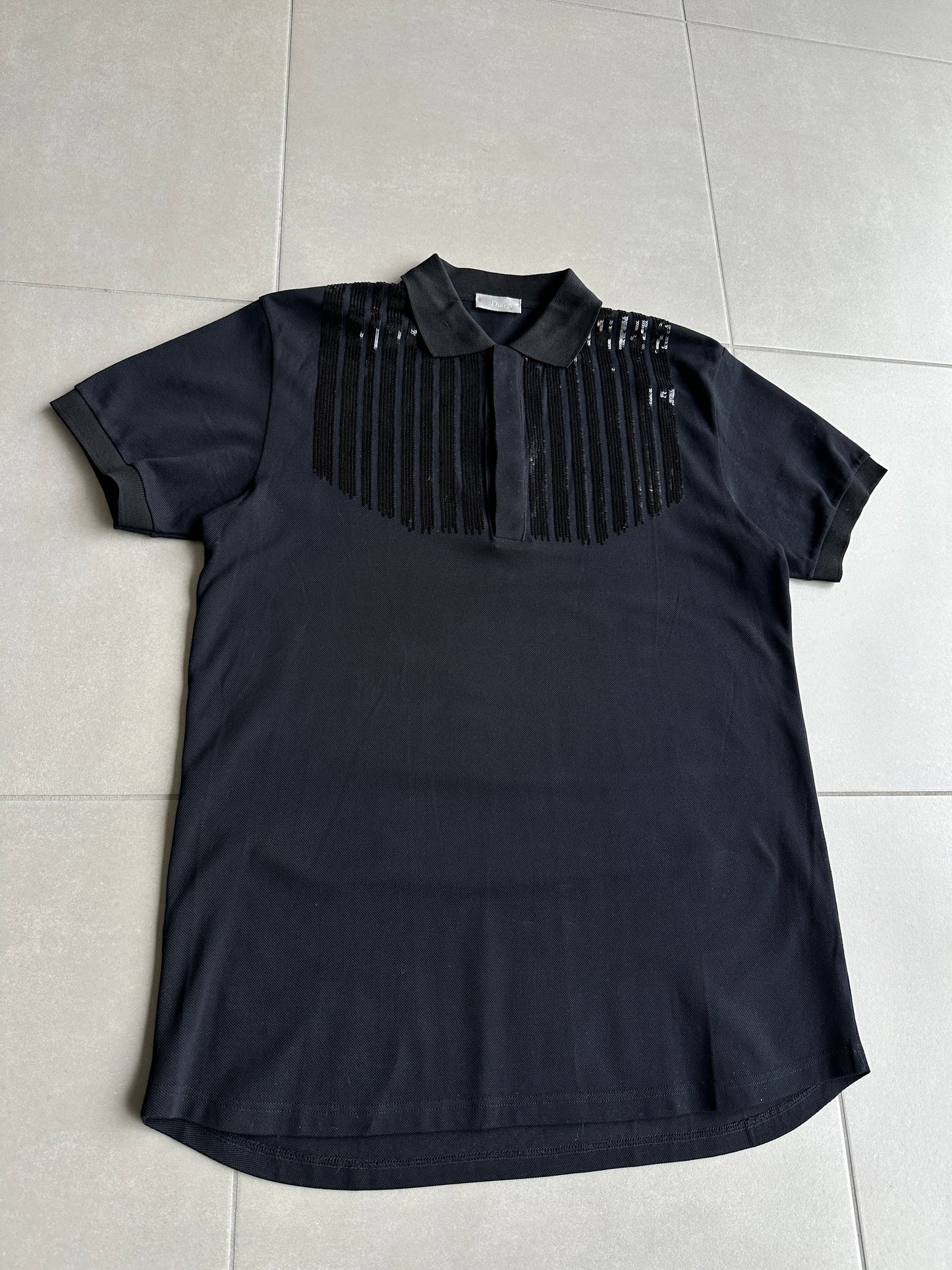 Dior Homme AW06 "These grey days" sequin polo