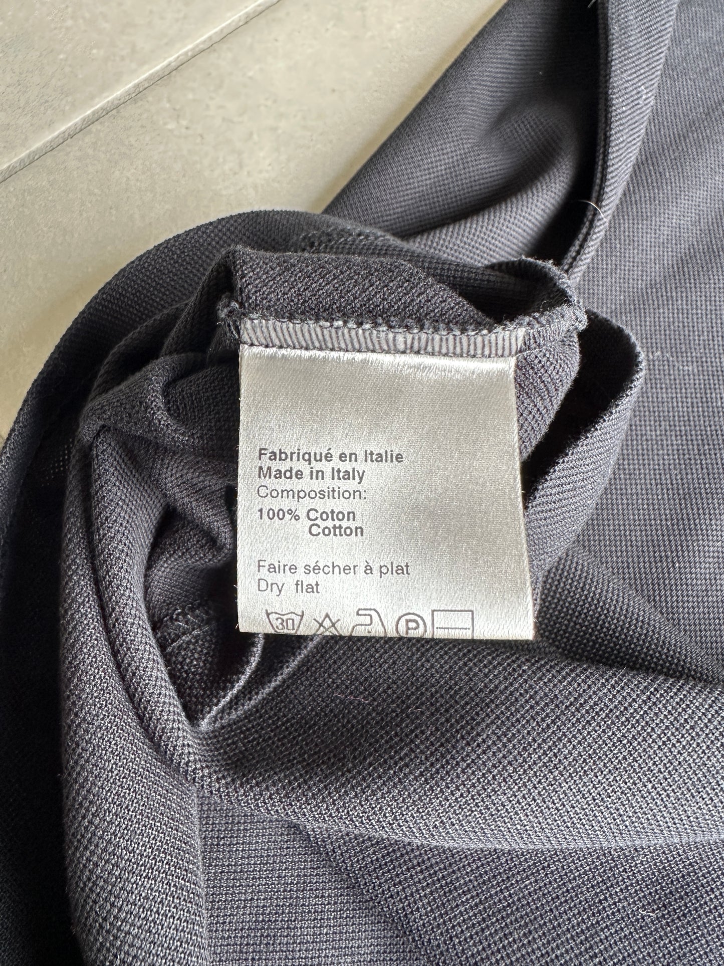 Dior Homme AW06 "These grey days" sequin polo