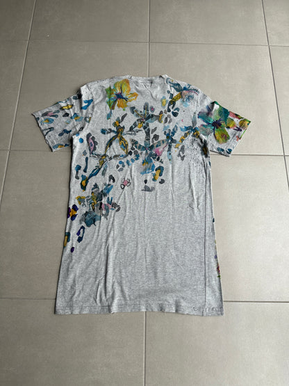 Balmain AW2010 distressed floral print t-shirt
