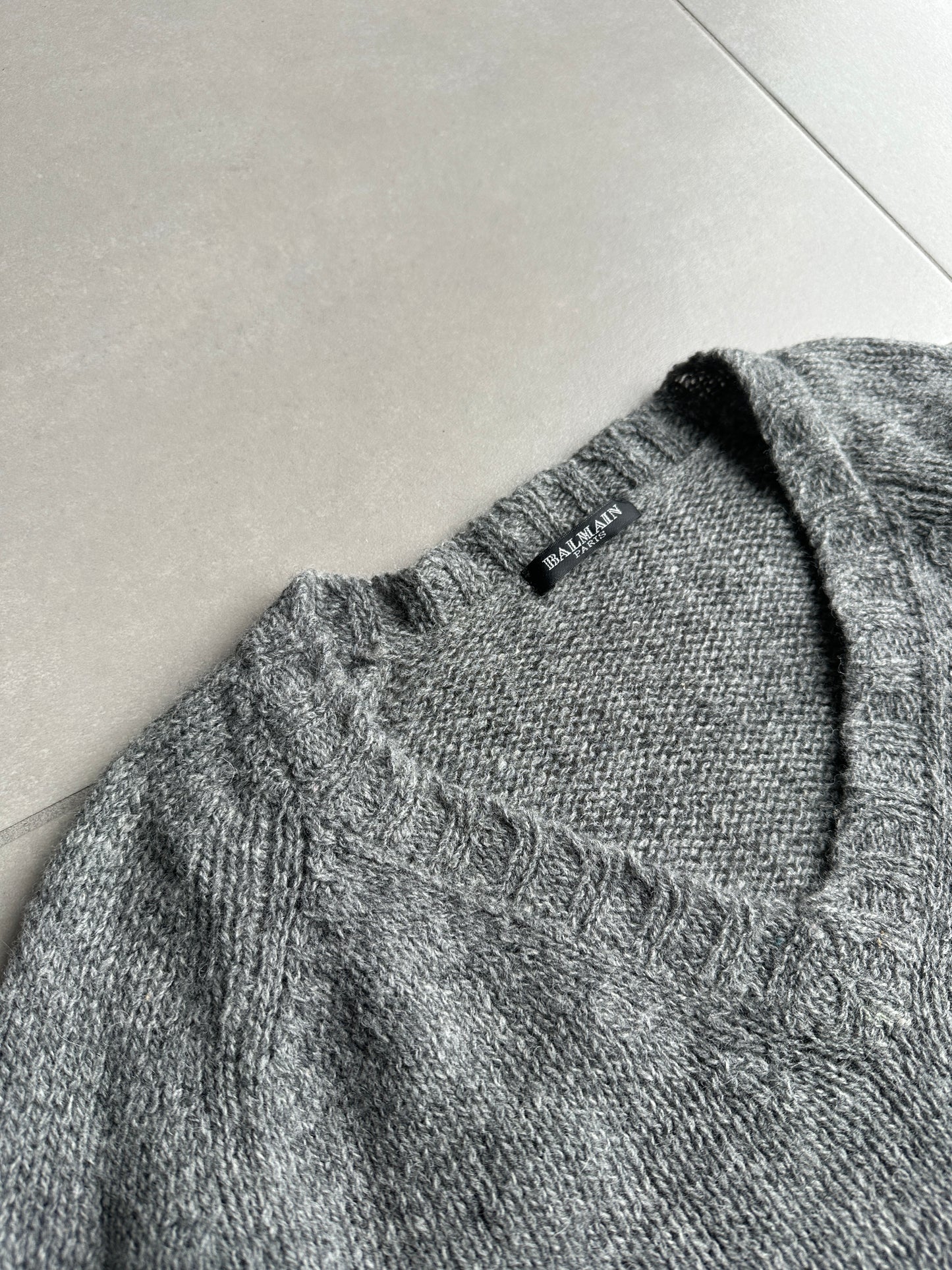 Balmain Homme AW10 V-neck sweater