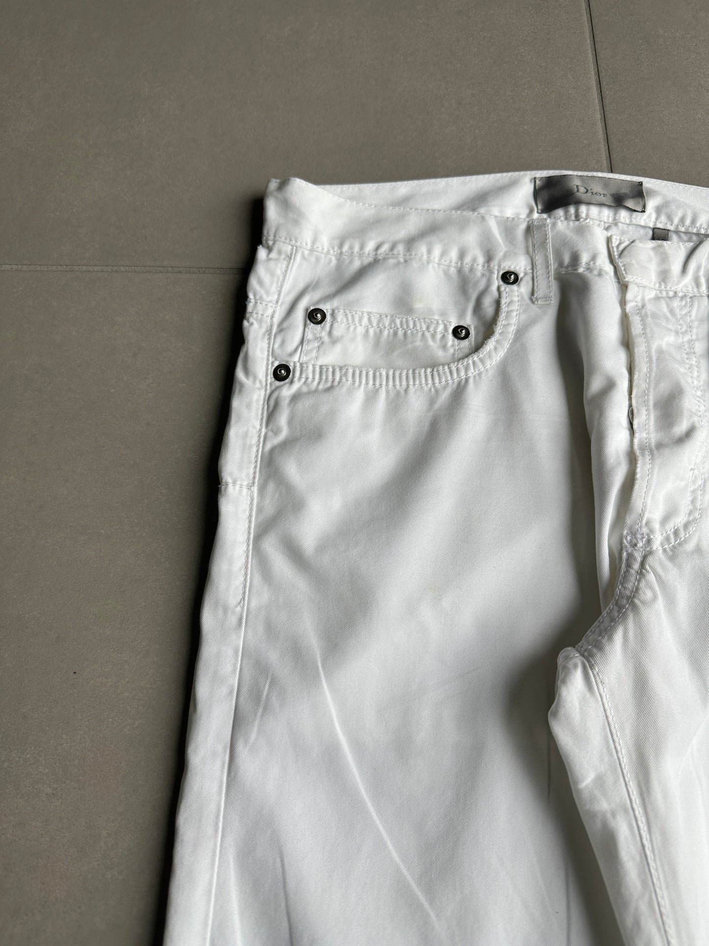 Dior Homme SS07 "We Look Good Together" whiskered trousers