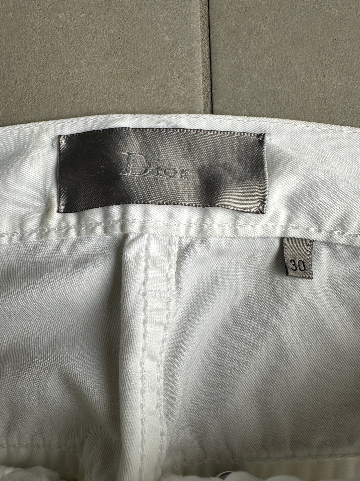 Dior Homme SS07 "We Look Good Together" whiskered trousers