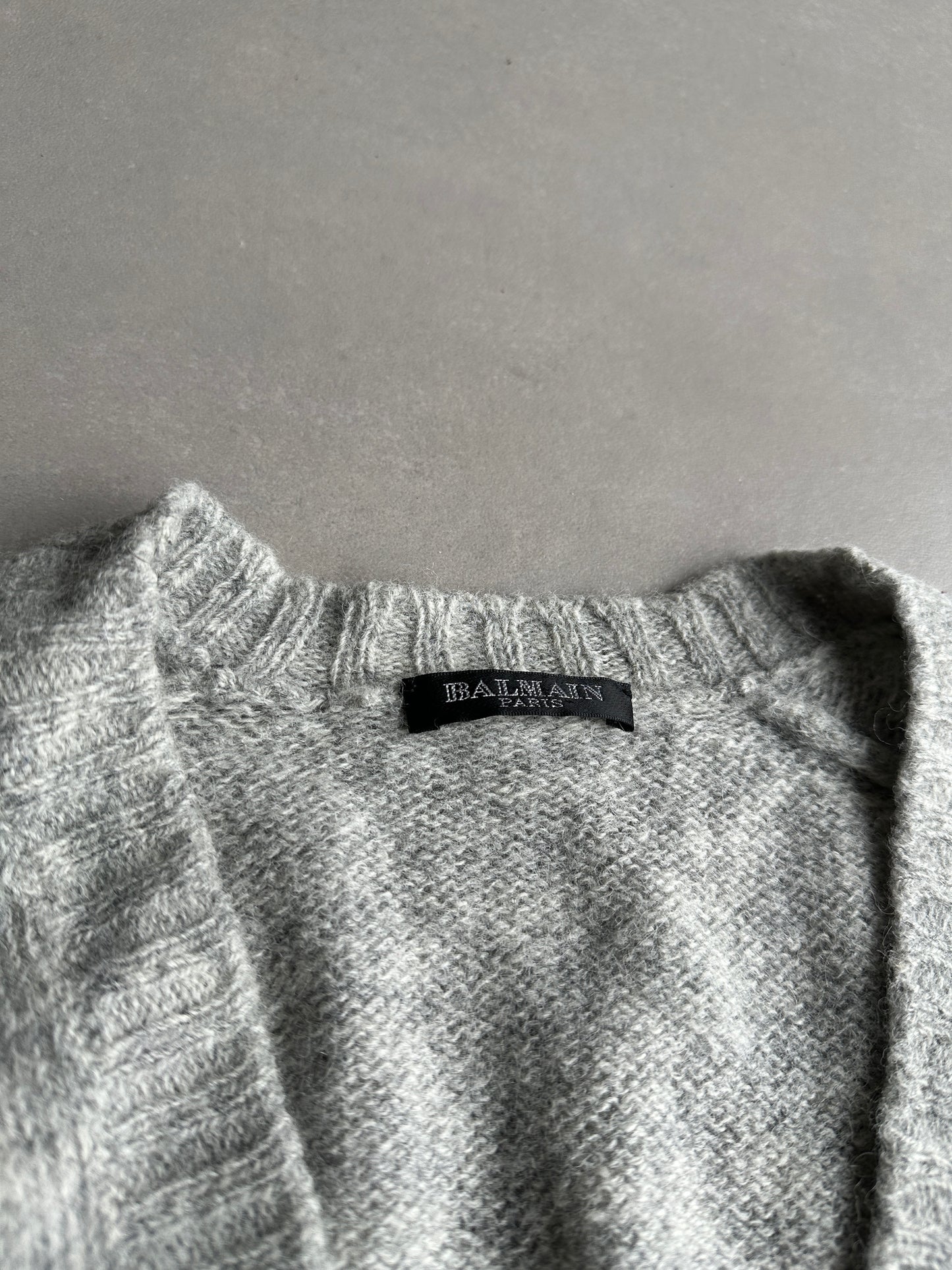 Balmain Homme AW10 Shetland Wool cardigan