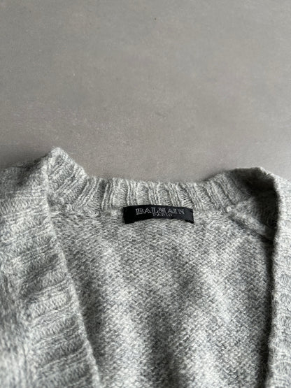 Balmain Homme AW10 Shetland Wool cardigan