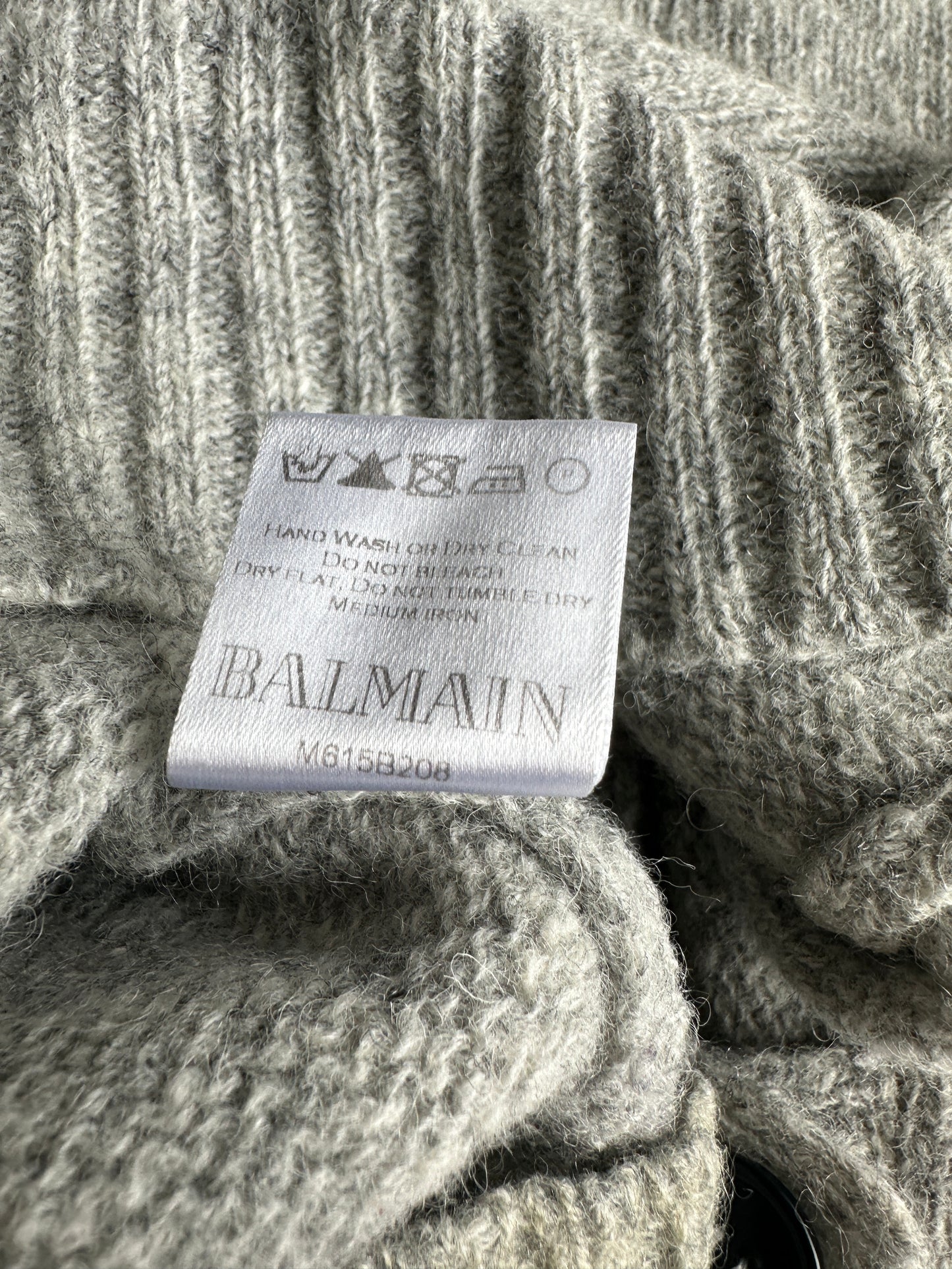 Balmain Homme AW10 Shetland Wool cardigan