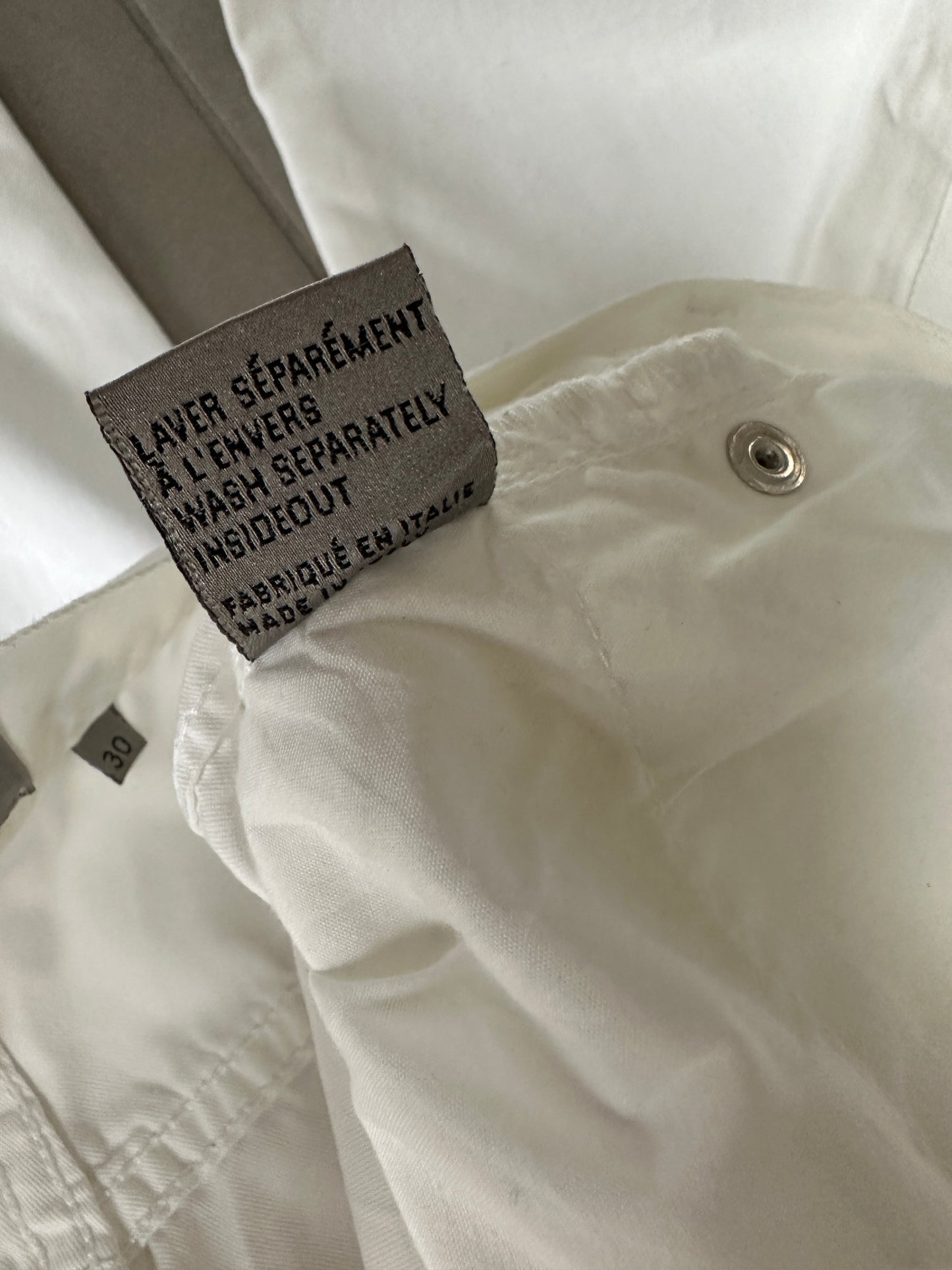 Dior Homme SS07 "We Look Good Together" whiskered trousers