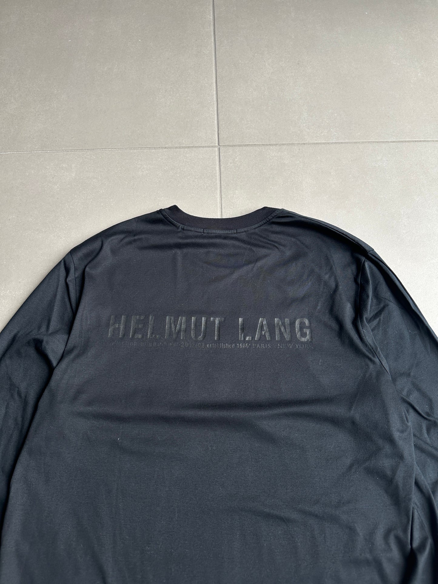 Helmut Lang AW2002 Backstage long sleeve shirt