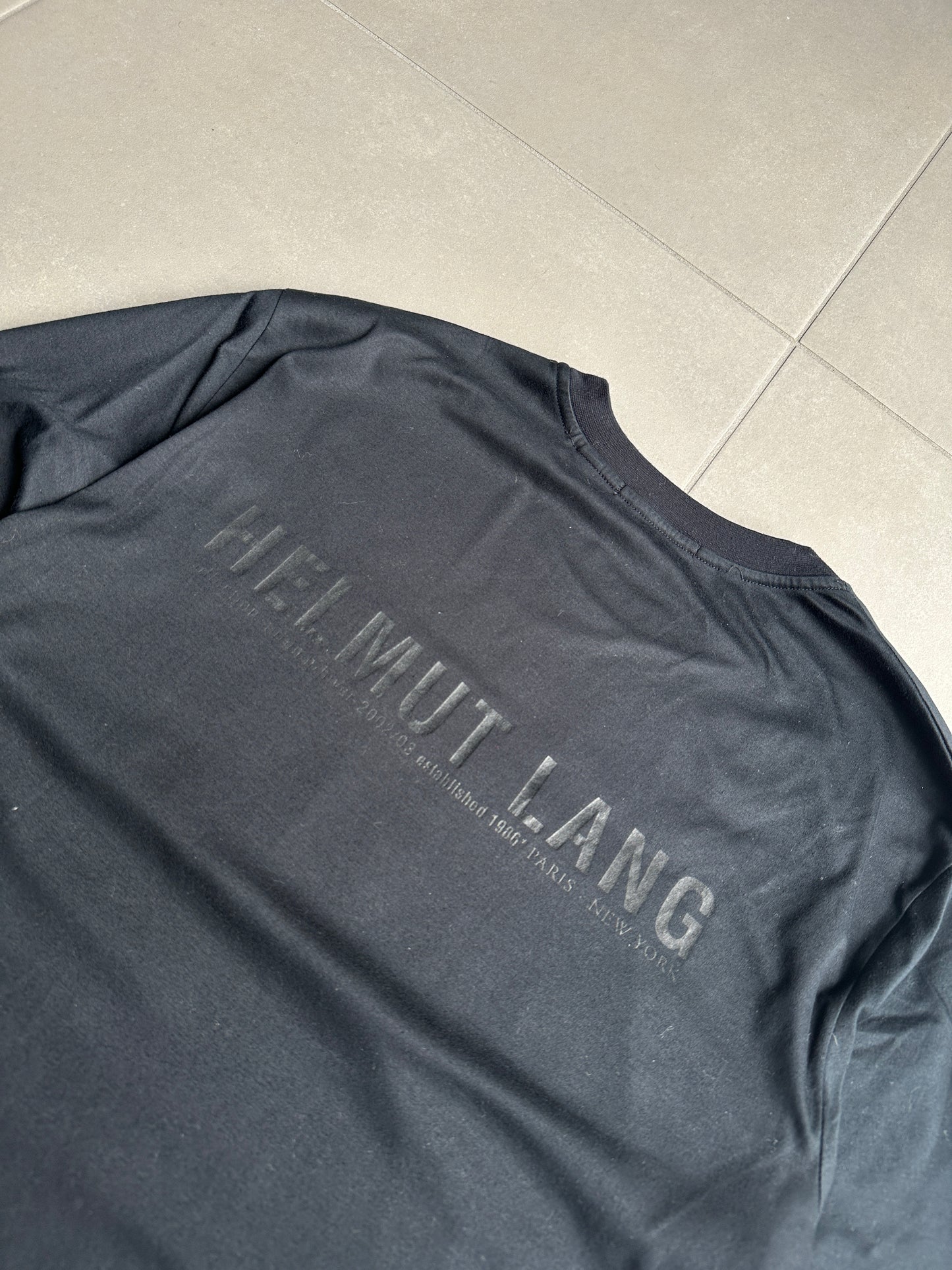 Helmut Lang AW2002 Backstage long sleeve shirt
