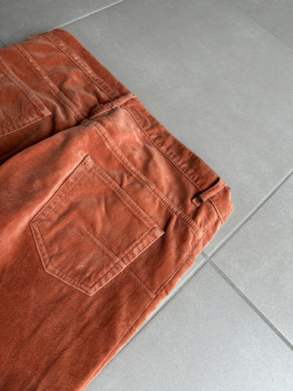 Dior Homme AW05 “In The Morning” velvet bootcut trousers
