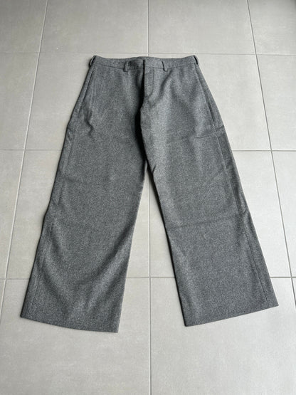 Dior Homme AW02 'Reflexion" wool/cashmere wide trousers