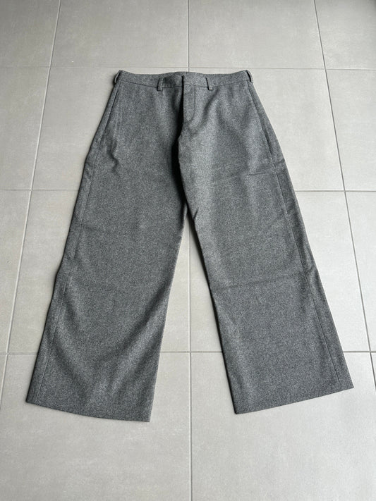 Dior Homme AW02 'Reflexion" wool/cashmere wide trousers