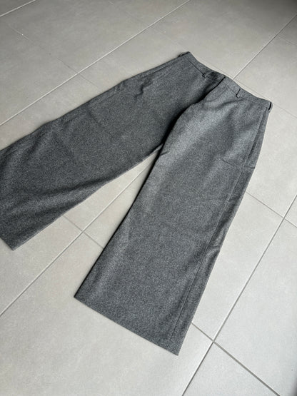 Dior Homme AW02 'Reflexion" wool/cashmere wide trousers