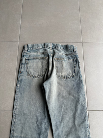 Helmut Lang vintage classic cut stained denim