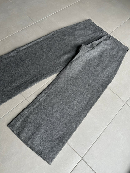 Dior Homme AW02 'Reflexion" wool/cashmere wide trousers